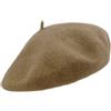 Melegari Berretto Basco Donna | 100% Lana | Margie Beret | Made in EU (Taupe 763)