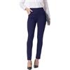 Fakanhui Pantaloni da lavoro da donna, comodi, elasticizzati, gamba skinny, vita alta, pantaloni casual da lavoro