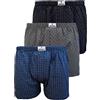 SalGiu Boxer Uomo Taglie Forti (6 Pezzi) 100% Cotone (Stampati Scuri, 12/7XL, 7X_l)
