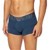 Emporio Armani Trunk Megalogo, Boxer Uomo, Blu (Abyss), L