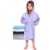Twinzen - Accappatoio Bambini Cotone : Ragazzo e Ragazza - 100% Cotone OEKO-TEX® Senza Prodotti Chimici - 2 Tasche, Cintura, Cappuccio con Orecchie