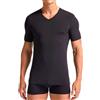 Liabel 3-6 Pezzi - Maglietta Intima Uomo Cotone BIELASTICO Scollo V - Maglia Intima Uomo Elasticizzata - 03858 (XL, 3 Pezzi Nero)