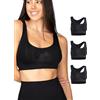 Bodyeffect - 1/3pz Reggiseno Sportivo Modellante Taglio Americano Senza Ferretto Extra-Comfort Art. 110590