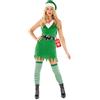 Fun Shack Costume Elfo Donna Natale - Vestito Elfa per Carnevale, Abito Tradizionale per Feste, Compleanni e Party, S
