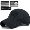 Masktide Cappelli da Baseball mimetici da Uomo con Bandiera Americana Toppa Tattica operatore Patriottico Cappello da Palla OCP Militare dell'Esercito Americano, Army-Nero-BW, Taglia Unica