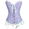 Generico Corsetto Nero Donna - Corsetto Top Donna Elegante Bustino Corsetti Stringivita Bustier Black Corset Nero Pizzo Gothic Costume Halloween Curvy Steampunk Corpetto Modellante