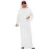 Funidelia Costume da Arabo per Uomo con tunica e foulard, Tenuta da sceicco per adulto, Costumi per Carnevale, Halloween e Addii al Celibato - Taglia XXL