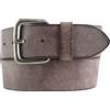 BELTINGER Cintura in morbido pelle bovina pieno fiore look vissuto 5 cm | cintura per jeans con massiccia fibbia per cintura per uomo 50mm | cintura in pelle look vintage