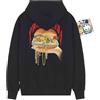 PROPAGANDA Felpa con Cappuccio Uomo Juicy Hoodie Limited Edition FW2025 e 20 Stickers Originale (IT, Testo, M, Regular, Regular, Nero + 20 Stickers)