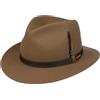 Stetson Delvaro Cappello Traveller Feltro di Lana Asahi Guard Fascia in Pelle Uomo Autunno Inverno