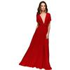 Millya UK - Abito da donna damigella d'onore trasformabile Infinity Maxi Dress con fasce convertibili aderente, abito formale