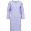 Zeitlos Camicia da Notte Donna Manica Lunga a Fiori, Farbe:Flieder, Größe-Damen:6XL
