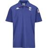Kappa - Polo, Uomo Donna, Blu, Cotone, Sci, Supporter ANGATA USA US, Taglia: XL
