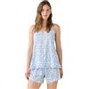 Noidinotte; more than pyjamas Noidinotte - Pigiama Donna Estivo in Cotone Articolo Romantic. - M Azzurro
