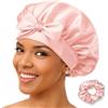 GOLDEN STAR BEAUTY Cofano di Seta - 100% Seta di gelso Sonno Berretto di Seta Dormire Berretti Capelli Avvolgere Donna Notte Berretto per Capelli Ricci Seta Raso Turbante