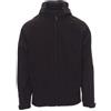 SADISRLS PAYPER Giacca con Cappuccio da Uomo Soft Shell Gale Giubbino TRASPIRABILE Impermeabile (IT, Testo, XL, Regular, Regular, Nero)