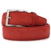 Emila Cintura scamosciata uomo in vera pelle cinta camoscio artigianale casual 3,5 cm con fibbia per jeans pantalone abiti da ragazzo made in italy belt classica elegante Vera Pelle