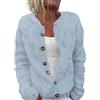 Gienslru Cardigan Estivo da Donna, Golfino a Lungo Maniche con Scollo Aperto sul Davanti Maglieria Leggero Cappotto, Casual Coprispalle Giacca Softshell Autunno
