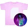 Illuminated Apparel, T-shirt originale interattiva che si illumina al buio, divertente, per feste di compleanno e festival, illumina la notte, 12-14 Years