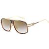 kimorn Occhiali Da Sole Per Uomo Retro Goggle Cornice metallica Classico AE0336 (Tartaruga&Oro, 62)