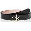 Calvin Klein CK Low Rev Giftpack, Set di Accessori Invernali, Donna, 100, Nero (Black/Silver Pink)