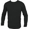 Enrico Coveri 3 Maglie Manica Lunga Uomo Cotone bielastico Girocollo COVERI Art. ET1004 (5/L, Nero)