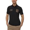 Aeronautica Militare Polo Manica Corta Uomo PO1927 34300 Jet Black Frecce Tricolori con Patch