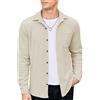 COOFANDY Camicia Uomo Invernale in Velluto a Coste Maniche Lunghe Regular Fit