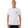 RIP CURL Maglietta da uomo Surf Revival foderata bianca, bianco, XXL
