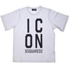 DSQUARED2 T-Shirt a Maniche Corte con vestibilità Morbida Icon da Bambino DQ2036D0-0MVDQ