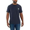 Carhartt T-Shirt Force Cotton Short Sleeve T-Shirt Navy