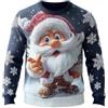 Generisch 2026 Maglione natalizio da uomo autunno e inverno felpa girocollo Loose Plus Size Slim Fit Casual Sweater