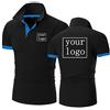 Tuboshu T-Shirt Personalizzata con Stampa di Foto/Logo/Testo, Camicia Polo Sportiva Traspirante Estiva Personalizzata Manica Corta Classica Uomo Donna color1,M
