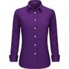 Stamain Camicia Donna Manica Lunga No Stiro Blusa Elegante Regular Fit Camicetta Classica per Ufficio Lavoro Cerimonia vestibilità Comoda