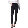 Fakanhui Pantaloni da lavoro da donna, comodi, elasticizzati, gamba skinny, vita alta, pantaloni casual da lavoro