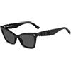 Dsquared2 ICON 0026/S 003/IR MATT BLACK Sunglasses Woman Standard, Standard, 55