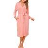 Wikoan Accappatoi e Vestaglie Donna Elegante Morbida Vestaglia Kimono Robes Accappatoi con Cintura e Tasca S-XXL