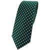 TigerTie - Cravatta sottile di design, in seta, con motivo a pois