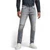 G-STAR Uomo 3301 Slim style Jeans, Grigio (sun faded glacier grey restored 51001-C293-D112), 29W / 32L