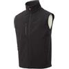 Generico Taglie Forti Uomo, Gilet Softshell Sportivo, 7 Colori, Collo Alto con Zip Completa, Tasche Multiple No Maxfort Fino alla 7XL Over Size (IT, Testo, 7XL, Regular, Regular, Nero)