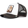 Goorin Bros. Goorin Brothers Animal Farm - Cappello Trucker, Motivo: Leone, Colore Nero, Taglia Unica, Taglia Unica