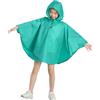 Gaga city Bambini Impermeabile Giacca da Pioggia Poncho da Pioggia Bambina Incappucciato Riutilizzabile Cappotto di Pioggia Bello come Materiale e ha la Sua Sacca 1-12 anni