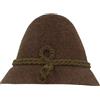 Hut Breiter Breiter Cappello Bavarese da Uomo Cappello Tradizionale Montagna Caccia Cappello Alpino Tirolese Marrone 54