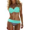 Generico Costume Bagno Donna Estivo Taglie Forti Beachwear a Fascia con Ferretto e Spalline Sexy Bikini Anti Segni Abbronzatura 2026 Costumi Mare Primavera