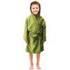 BANZAII TEXTILE INNOVATOR ONLINE Banzaii Accappatoio Bambino e Bambina 8-10 anni, Accappatoio in Microfibra con Cappuccio e Borsa Salvaspazio, Asciugatura Rapida Perfetto per Piscina - Verde