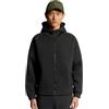 Lyle & Scott Felpa Nera a Giubbino in Neoprene ML2516V-Z865 Nero, M