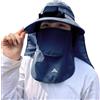 Generic Cappello a ventaglio alimentato a energia solare, cappello da pesca, per escursionismo, campeggio, pesca, portatile, indossabile, con funzione di raffreddamento, per uomo e donna, per viaggi e