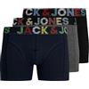 JACK & JONES Jeans Uomo Tim 782, - Grigio Scuro Melange / Navy Blaze, XXL