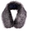Modelshow Donna Artificiale Pelliccia Ecologica Collare smontabile Fazzoletto da Collo Staccabile Collo Scaldino Collare per Cappotti Scialle Inverno