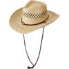 Carnavalife Cappello da Cowboy di Paglia Vaquero Panama con Banda Occidentale Unisex Taglia Unica Uomo Donna per Estate Coachella Spiaggia in Stile Country Brasiliano Bohemia Indiana Rafia Naturale, XH-1, Taglia